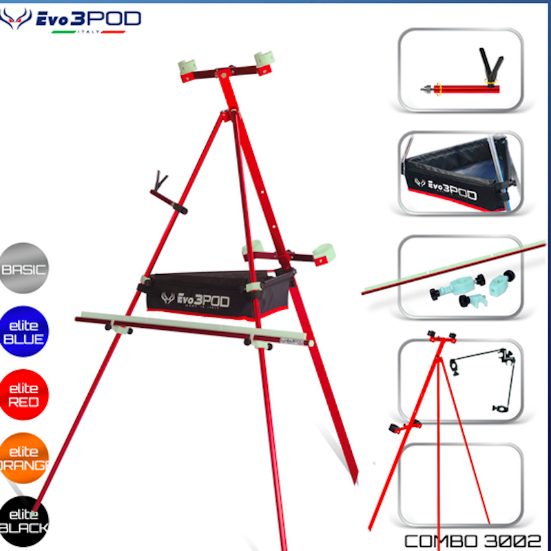 SurfOne Peche Equipement de Surfcasting EVO3POD / YUKI Trépied