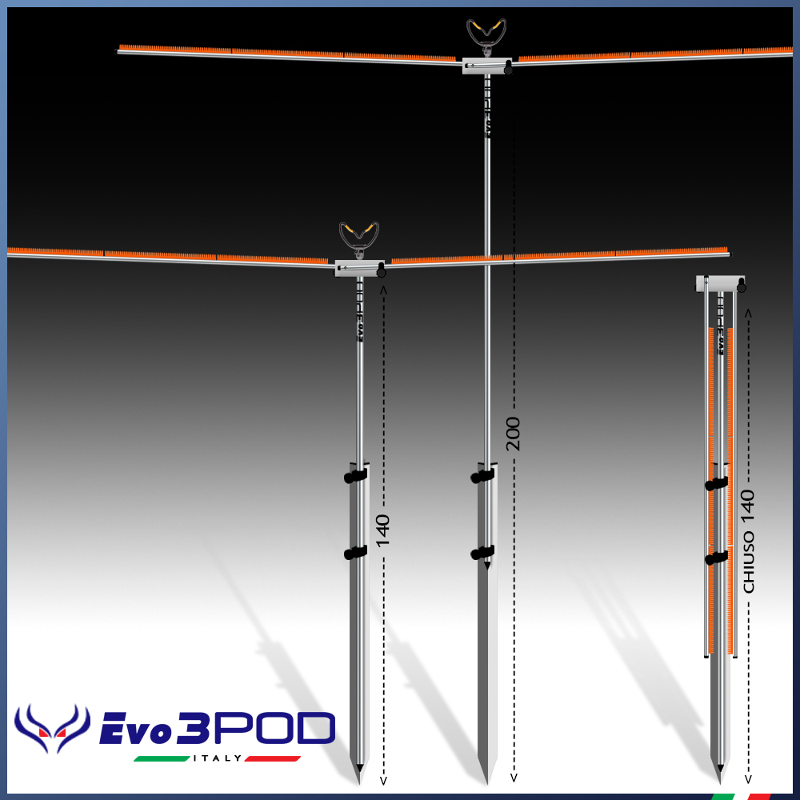 SurfOne Peche Equipement de Surfcasting EVO3POD / YUKI Trépied