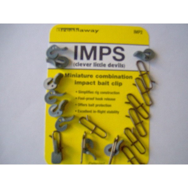 Lot 20 Clips De Pêche Impact Shield – Porte-Appâts Automatiques Avec Swivel, Légers Et Aérodynamiques Pour Eau Salée Et Surf